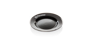 PETROMAX  Emaille-Geschirr Teller schwarz 2 Stück