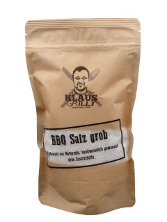 KLAUS GRILLT BBQ Salz grob 450 g