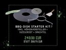 MOESTA BBQ  BBQ-Disk Starter Set mit SizzleRost und Spachtel