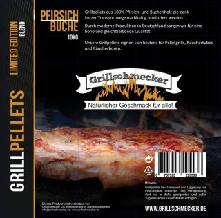 GRILLSCHMECKER Sonderedition Pfirsich-Buche 10kg
