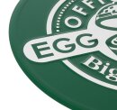 BIG GREEN EGG Texttafel rund gr&uuml;n - Official EGGhead