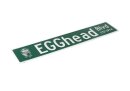 BIG GREEN EGG Straßenschild EGGhead Blvd