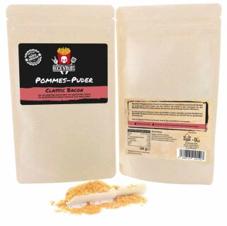 ROCKNRUBS Pommes-Puder - Classic Bacon