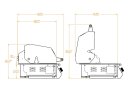 BRABURA Fusion 400 RM Gasgrill Matte Black