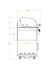 BRABURA Cart Grill 500 S - Unterwagen