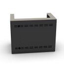 BRABURA Küchenmodul mit schwarzen Edelstahl Griffe KC 120 für Grill