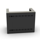 BRABURA Küchenmodul mit schwarzen Edelstahl Griffe KC 120 für Plancha L Class 40