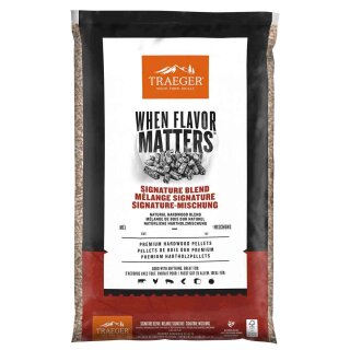 TRAEGER Hartholz Pellets Signature Blend FSC, 9 Kg Beutel