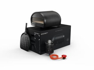 GOZNEY Roccbox Gas Burning Schwarz Special Edition Gratis Frontablage