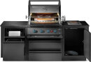 NAPOLEON  Oasis Compact 106, Mattschwarz, mit BIG32-1 und Einbau SIZZLE ZONE™