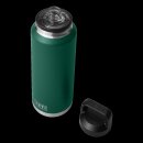 YETI Rambler Bottle Chug  36 oz (1065 ml) Black Forest Green