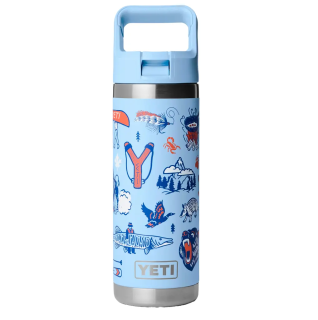 YETI Rambler 18 oz C Straw Bottle Big Sky Summe Camp (532 ml)