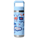 YETI Rambler 18 oz C Straw Bottle Big Sky Summe Camp (532 ml)