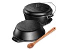 PETROMAX Set Gusseisenpfanne + Dutch Oven + Holzlöffel - Bud Spencer & Terence Hill Edition