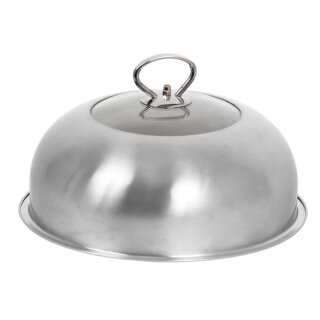 LE MARQUIER Plancha-Garglocke mit Sichtfenster Ø 27 cm – AGR36